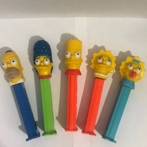 The Simpsons Family Pez Dispensers